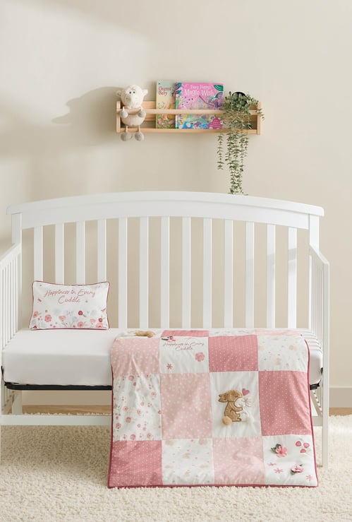 Juniors 2-Piece Bunny Applique Comforter Set - 83x106 cm