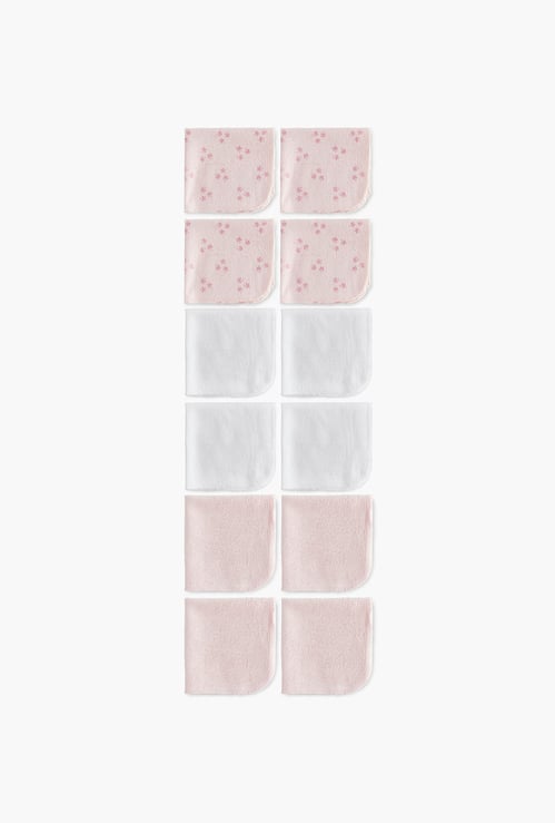 Juniors 12-Piece Assorted Wash Cloth Set - 28x25cm