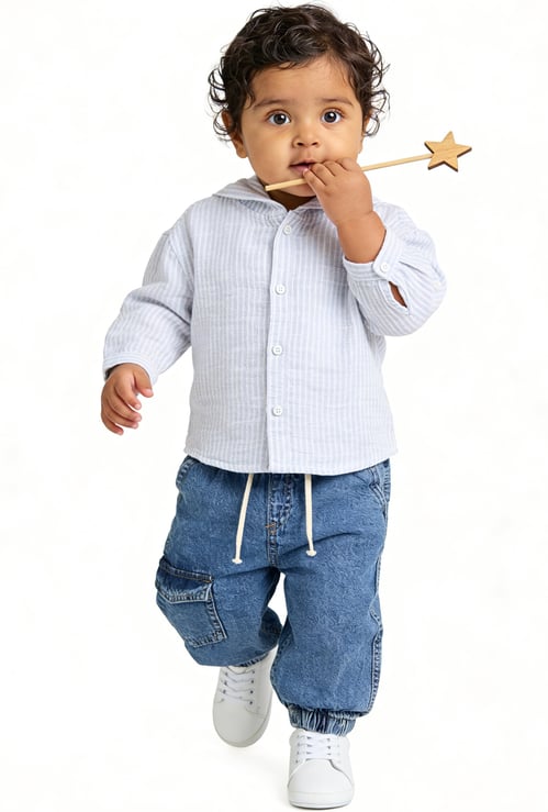 Juniors Washed Mid-Rise Jogger Jeans