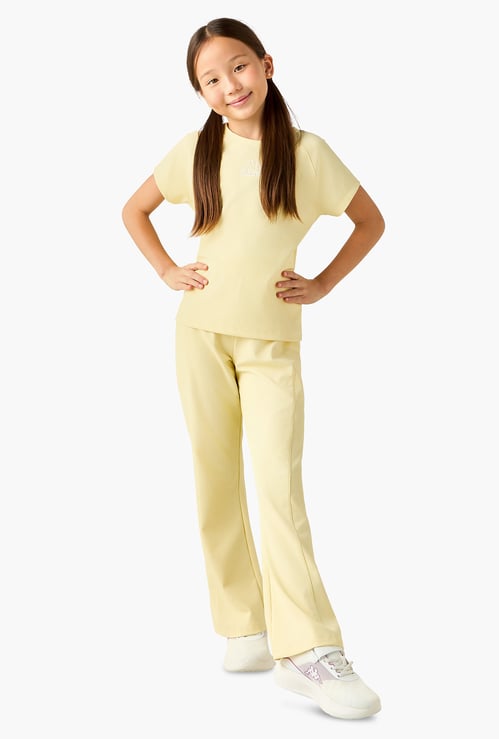 Kappa Ribbed Flared Trousers