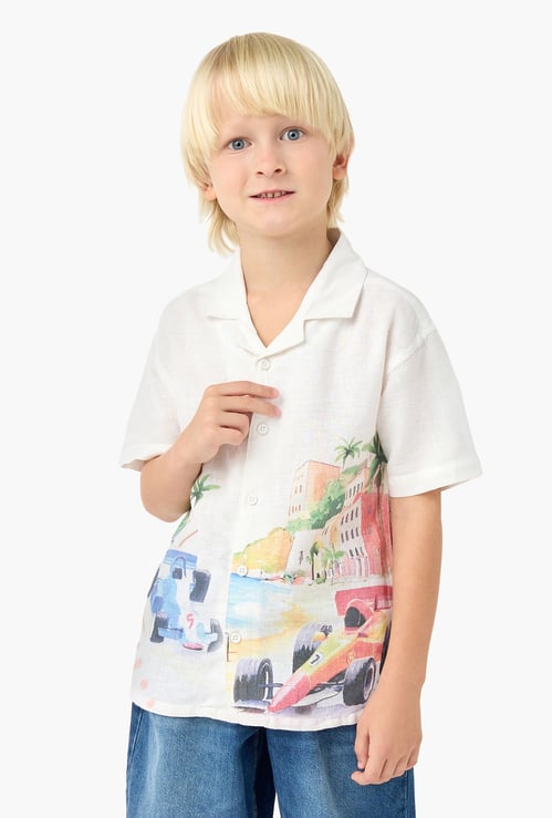 Juniors Printed Shirt