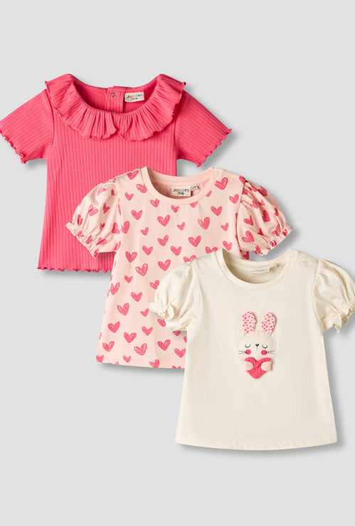 Juniors Assorted T-shirt - Set of 3