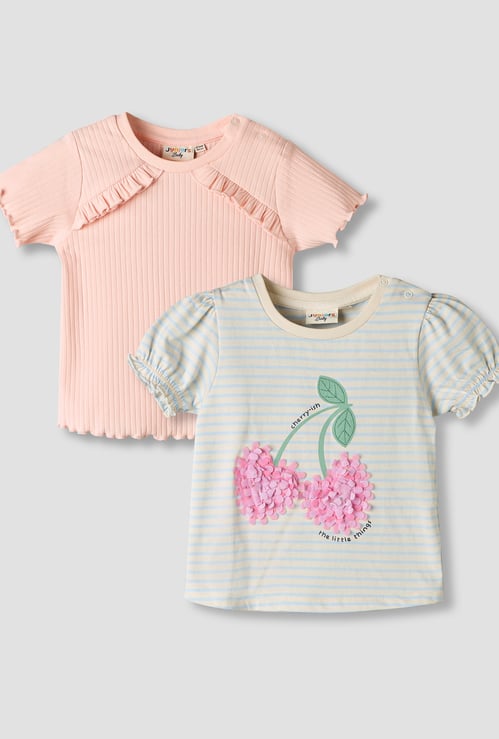 Juniors Assorted T-shirt - Set of 2