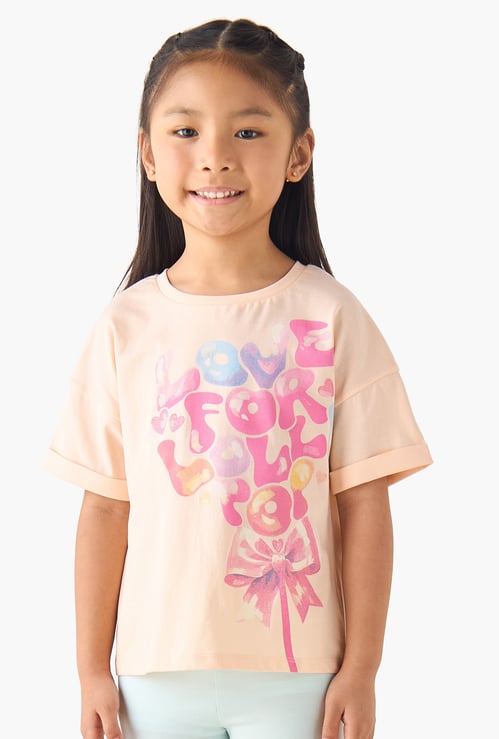 Juniors Graphic Print T-shirt