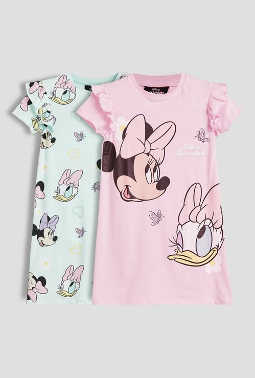 Juniors Minnie & Daisy Nightdress - Pack of 2