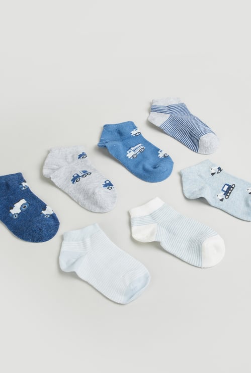 Juniors Assorted Ankle Length Socks - Set of 7