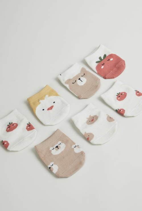 Juniors Assorted No Show Socks - Pack of 7