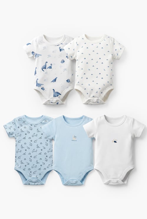 Juniors Printed Bodysuits - Pack of 5