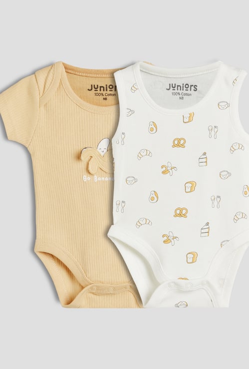 Juniors Printed Bodysuit - Pack of 2