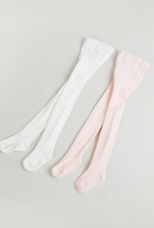 Juniors Knit Tights - Pack of 2