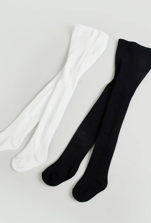 Juniors Knit Tights - Pack of 2
