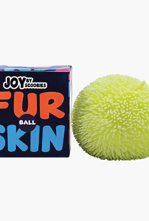Scoobies Fur Skin Soft & Spiky Ball