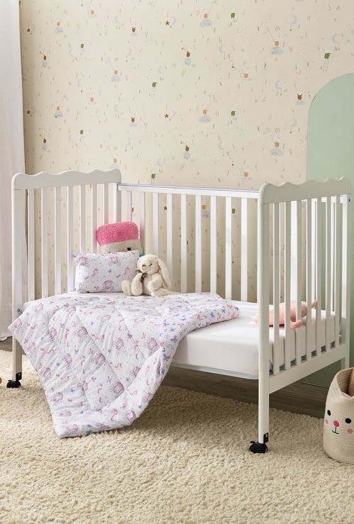 Juniors Unicorn Print Bedding Set - 90x130 cm