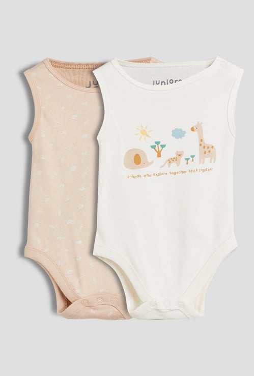 Juniors Printed Bodysuit - Pack of 2