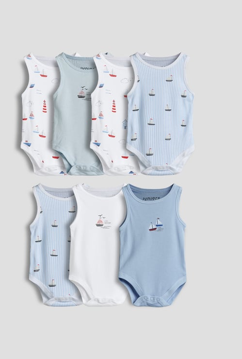 Juniors Printed Bodysuits - Pack of 7