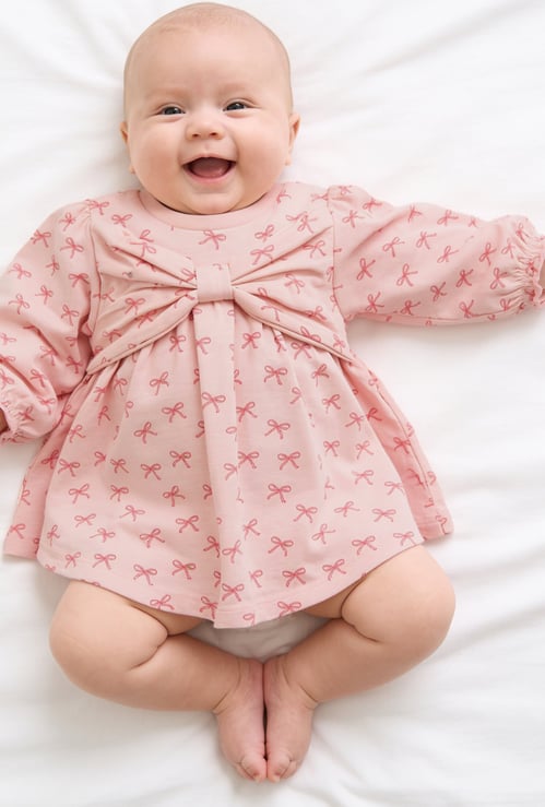 Juniors Printed Dress