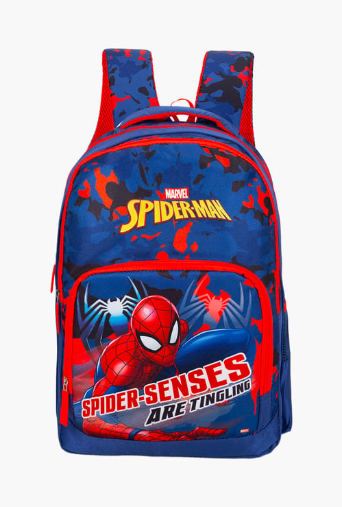 Striders Spiderman Printed Backpack