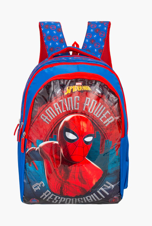 Striders Spiderman Printed Backpack