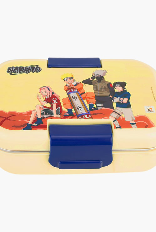 Striders Naruto Double Compartment Lunch Box with Cutlery