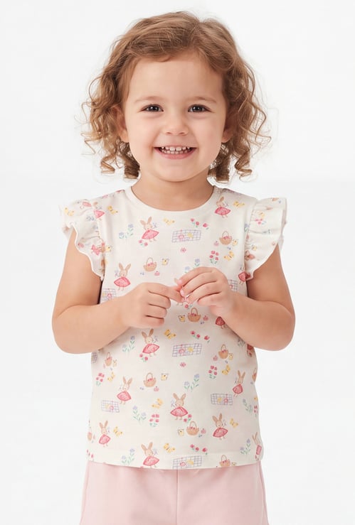 Juniors Girls Printed Top