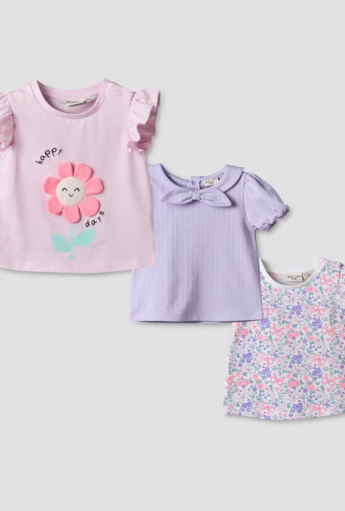 Juniors Assorted Top -  Pack of 3
