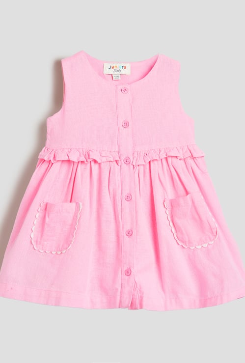 Juniors Frill A-line Dress