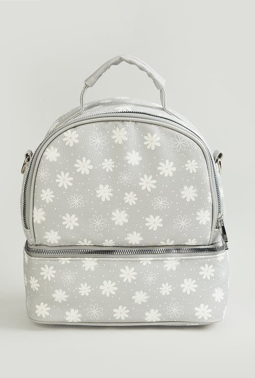 Juniors Floral Print Feeding Backpack