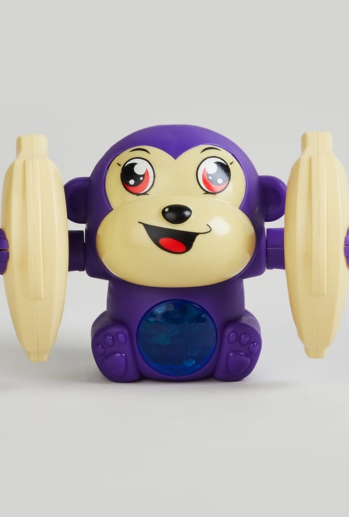 Juniors The Original Musical Rolling Monkey Toy