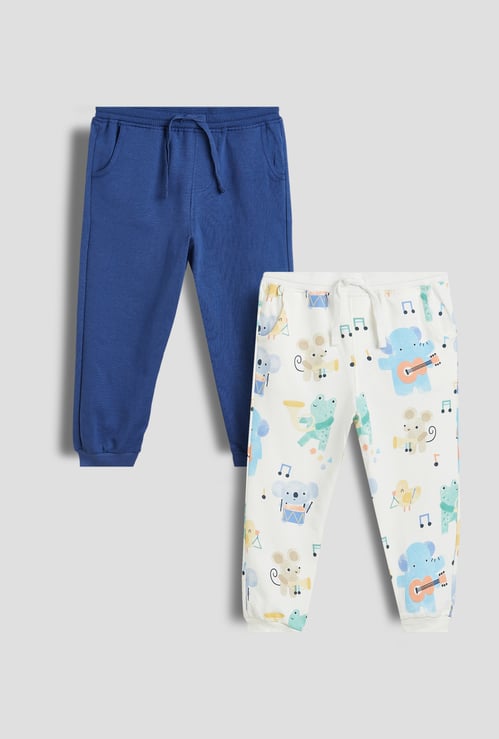 Juniors Elephant Joggers - Pack of 2