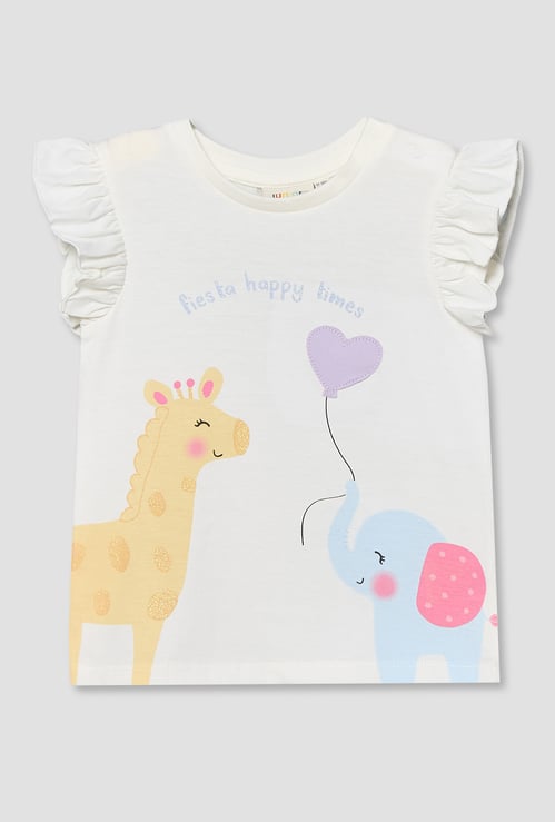 Juniors Printed Top