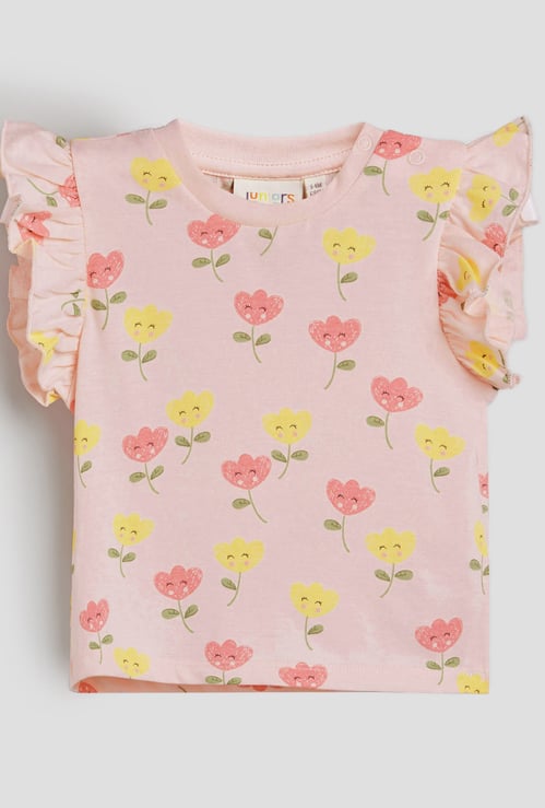 Juniors Printed Top