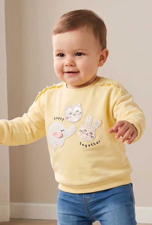 Juniors Applique Sweatshirt