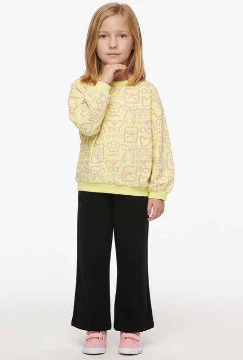Juniors Printed Sweatshirt