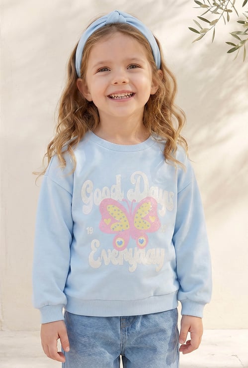 Juniors Printed Sweatshirt