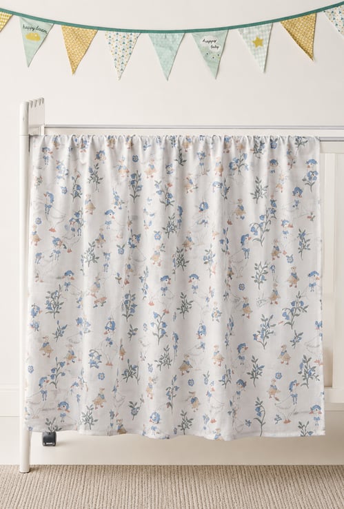 Giggles Printed Bamboo Muslin Swaddle