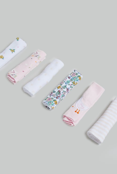 Juniors Printed Washcloth - Pack of 6