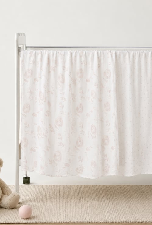 Giggles Printed Bamboo Muslin Swaddle Blankets - Pack of 2 - 91x102cm