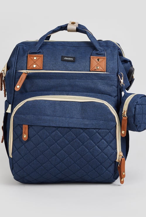 Juniors Quilted Diaper Backpack