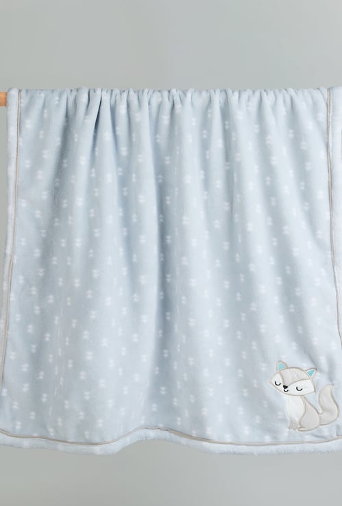 Juniors Fox Applique Blanket