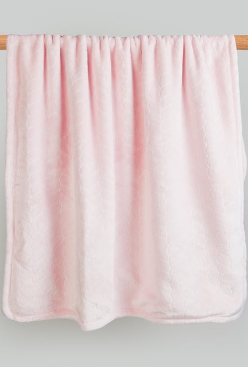 Juniors Textured 2 Ply Flannel Blanket