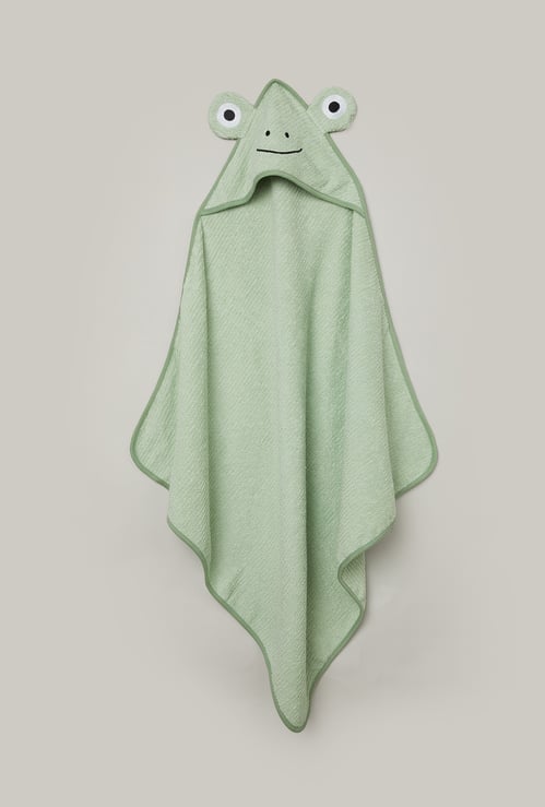 Juniors Frog Hooded Towel