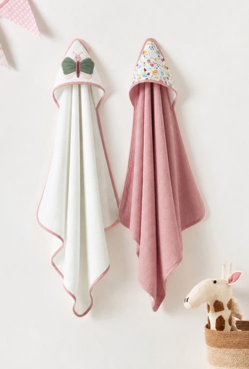 Juniors Assorted Hooded Towel - Pack of 2