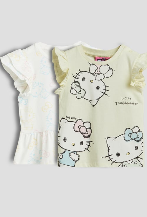 Juniors Hello Kitty Tops - Pack of 2