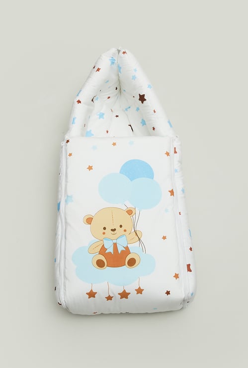 Juniors Printed Hooded Nest Bag - 49 x 72 cm