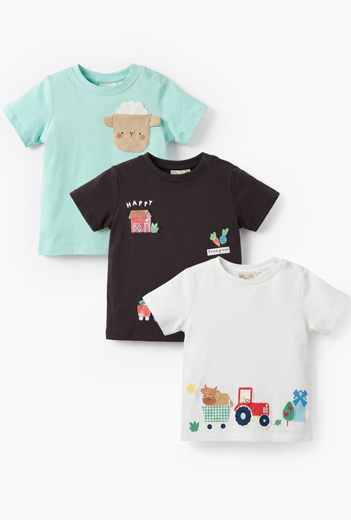 Juniors Applique T-shirts - Pack of 3