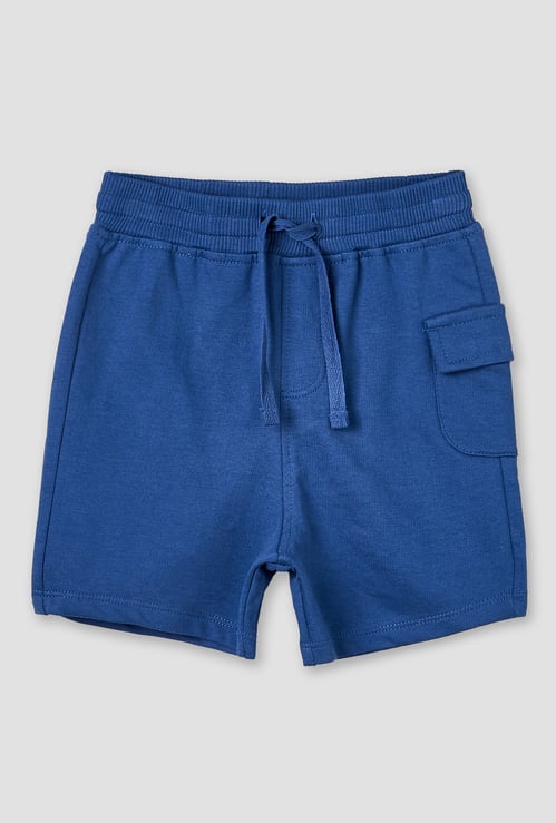 Juniors Solid Cargo Shorts