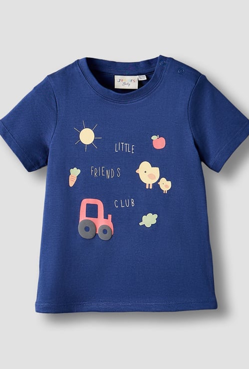 Juniors Farmyard Print T-shirt