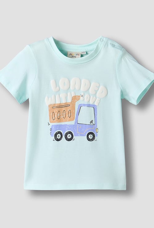Juniors Vehicle Print T-shirt