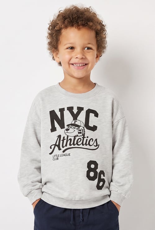Juniors Printed Sweatshirt