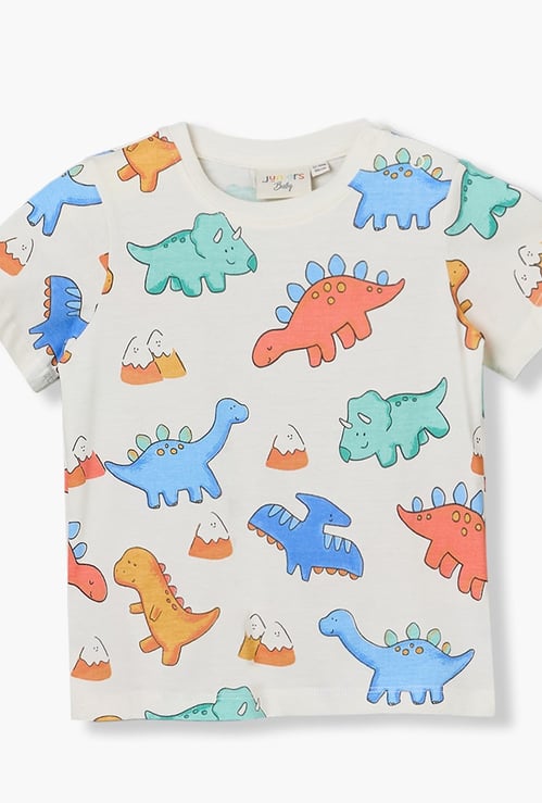 Juniors Dinosaur Print T-shirt